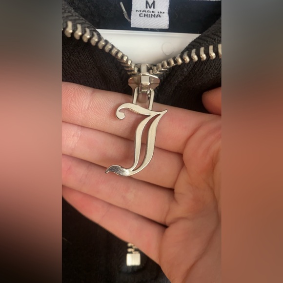 Juicy couture cropped hoodie half zip y2k emo scene grunge - Picture 3 of 3